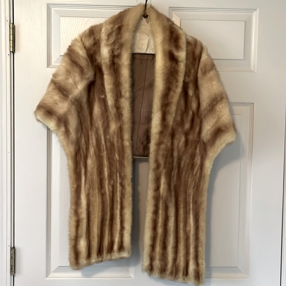 Vintage Mink stole handmade no tags